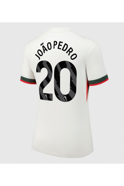 Chelsea Joao Pedro #20 Jalkapallovaatteet Naisten Vieraspaita 2025-26 Lyhythihainen Chelsea Joao Pedro #20 Jalkapallovaatteet Naisten Vieraspaita 2025-26 Lyhythihainen